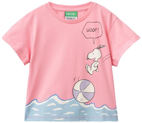United Colors of Benetton Mädchen 3096g10ez T-Shirt, Rosa, 18 Monate von United Colors of Benetton