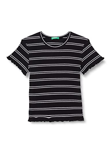 United Colors of Benetton Mädchen 3HFUC102U T-Shirt, Schwarz 901, 110 cm von United Colors of Benetton