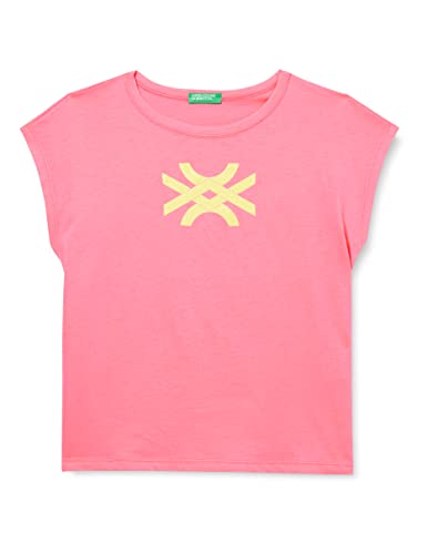 United Colors of Benetton Mädchen 3i1xc10c0 T-Shirt, Fuchsia 258, 170 cm von United Colors of Benetton