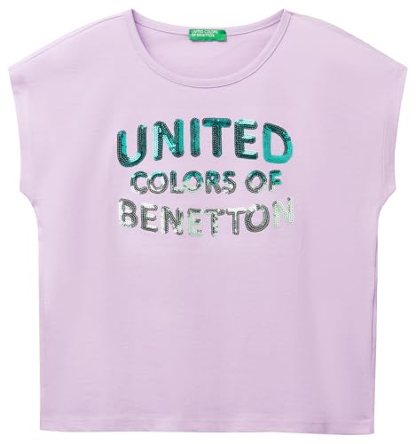 United Colors of Benetton Mädchen 3i1xc10p1 T-Shirt, violett, 150 cm United Colors of Benetton Mädchen 3i1xc10p1 T-Shirt, violett, 150 cm von United Colors of Benetton