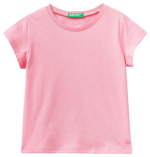 United Colors of Benetton Mädchen 3i1xg106y T-Shirt, Rosa 38E, 98 von United Colors of Benetton