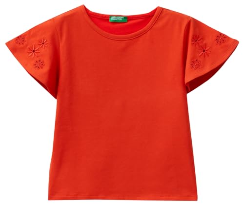 United Colors of Benetton Mädchen 3p4zc10i4 T-Shirt, Leuchtend rot 3t5, 3XL von United Colors of Benetton