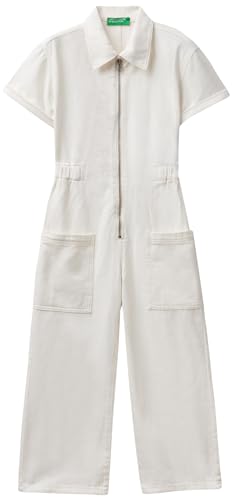 United Colors of Benetton Mädchen 42c2c00l Jumpsuit, Cremeweiß 6z3, XXL von United Colors of Benetton
