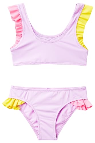 United Colors of Benetton Mädchen Bikini 3l030k022 Zweiteiliger Badeanzug, Malve 86g, 9 Jahre von United Colors of Benetton