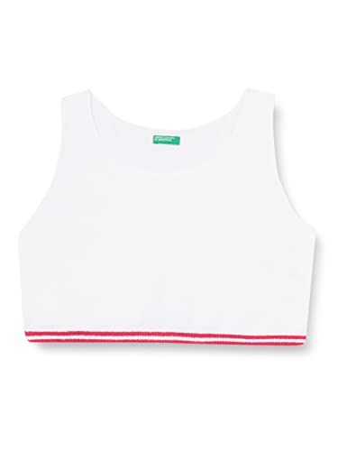 United Colors of Benetton Mädchen Canotta 104PQH002 Top, Bianco 701, S United Colors of Benetton Mädchen Canotta 104PQH002 Top, Bianco 701, S von United Colors of Benetton