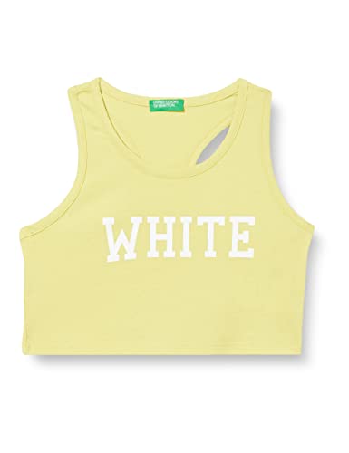 United Colors of Benetton Mädchen Canotta 3096CH015 Top, Giallo Lime 35L, 3XL von United Colors of Benetton