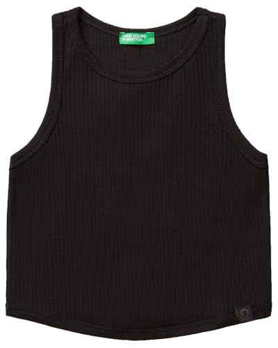 United Colors of Benetton Mädchen Canotta 31h3ch01f Unterhemd, Schwarz, 170 cm von United Colors of Benetton