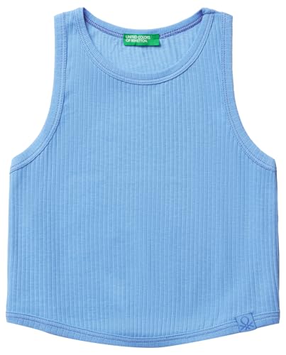 United Colors of Benetton Mädchen Canotta 31h3ch01f Unterhemd, blau, 150 cm von United Colors of Benetton