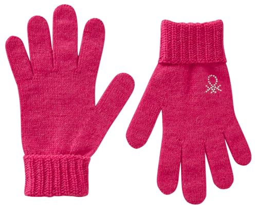 United Colors of Benetton Mädchen GUANTI IN Maglia 107TCG003 Handschuhe und Fäustlinge, Rosa, 3XL von United Colors of Benetton