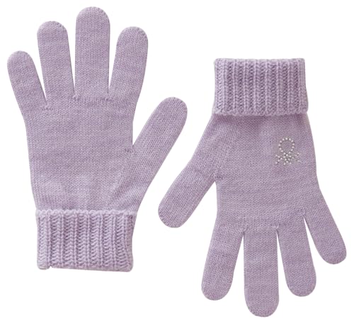 United Colors of Benetton Mädchen GUANTI IN Maglia 107TCG003 Handschuhe und Fäustlinge, Viola, 3XL von United Colors of Benetton