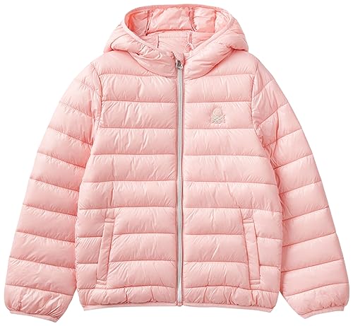 United Colors of Benetton Mädchen Giubbotto 21INCN015 Anzugjacke, Rosa 03Z, XXL von United Colors of Benetton