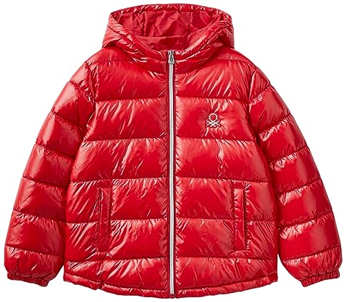 United Colors of Benetton Mädchen Giubbotto 2EO0CN012 Anzugjacke, Rosso 0V3, XXL von United Colors of Benetton