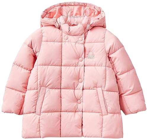 United Colors of Benetton Mädchen Giubbotto 2WU0GN01H Anzugjacke, Rosa 03Z, 98 von United Colors of Benetton