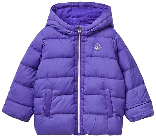 United Colors of Benetton Mädchen Giubbotto 2WU0GN01J Anzugjacke, Viola 30F, 98 von United Colors of Benetton