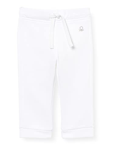 United Colors of Benetton Mädchen Hose, Weiß (Bianco 101), 74 von United Colors of Benetton