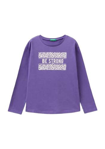 United Colors of Benetton Mädchen M/L 3VR5C10ei T-Shirt, Ultra Violet 30F, 140 cm von United Colors of Benetton