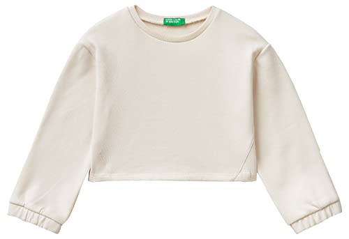 United Colors of Benetton Mädchen Maglia G/C M/L 3UHRG107K Sweatshirt, Beige 60V, 98 von United Colors of Benetton