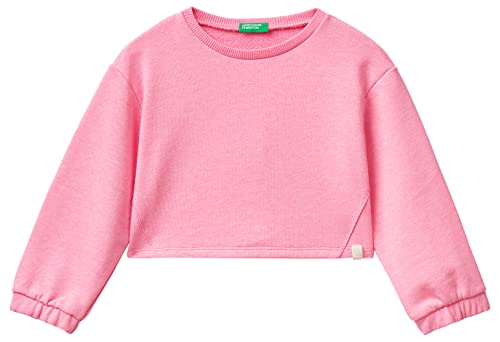 United Colors of Benetton Mädchen Maglia G/C M/L 3UHRG107K Sweatshirt, Fucsia 90J, 90 von United Colors of Benetton