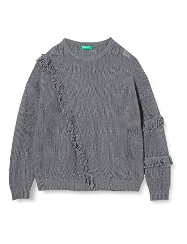 United Colors of Benetton Mädchen Maglia G/c M/l Pullover, Grau (Steel Gray 64h), M von United Colors of Benetton