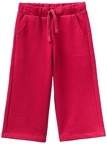 United Colors of Benetton Mädchen Pantalone 3J68GF02U Hose, Rosso Magenta 2E8, 98 von United Colors of Benetton