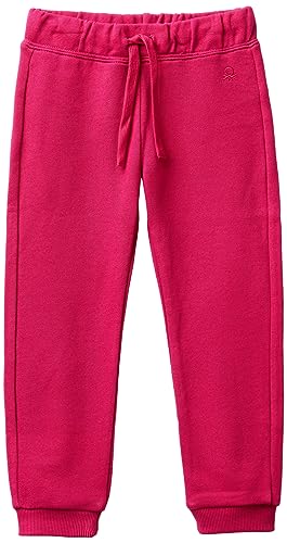 United Colors of Benetton Mädchen Pantalone 3J70GF01N Hose, Rosso Magenta 2E8, 98 von United Colors of Benetton