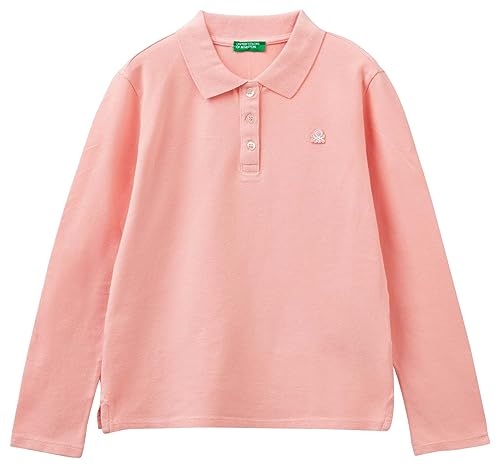 United Colors of Benetton Mädchen Poloshirt M/L 3wg9c300x Polohemd, Rosa 03z, M von United Colors of Benetton