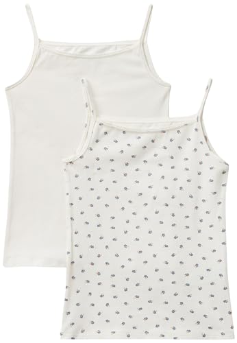 United Colors of Benetton Mädchen Set 2 Tanktops 378Y0H00L Unterhemd, Creme 60d, M von United Colors of Benetton