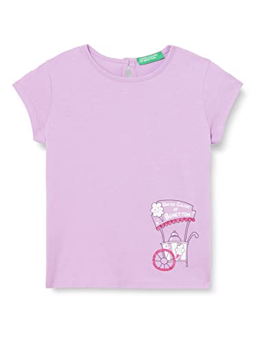 United Colors of Benetton Mädchen T-shirt 3096g102r Kurzarm Shirt, Viola 0l7, 6 Monate EU von United Colors of Benetton