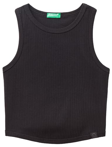 United Colors of Benetton Mädchen Tanktop 31h3ch01f Unterhemd, Schwarz, 170 cm von United Colors of Benetton