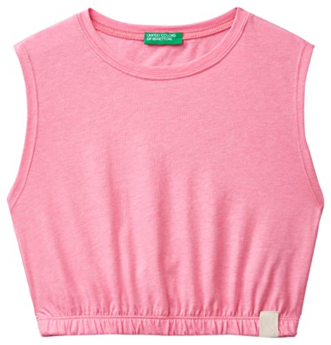 United Colors of Benetton Mädchen Tanktop 37ykch00p Unterhemd, Fuxia 90j, XXL von United Colors of Benetton