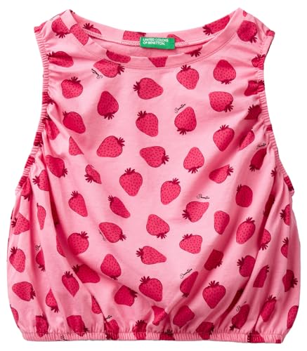 United Colors of Benetton Mädchen Tanktop 3m39ch01p Unterhemd, Mehrfarbig, 140 cm von United Colors of Benetton