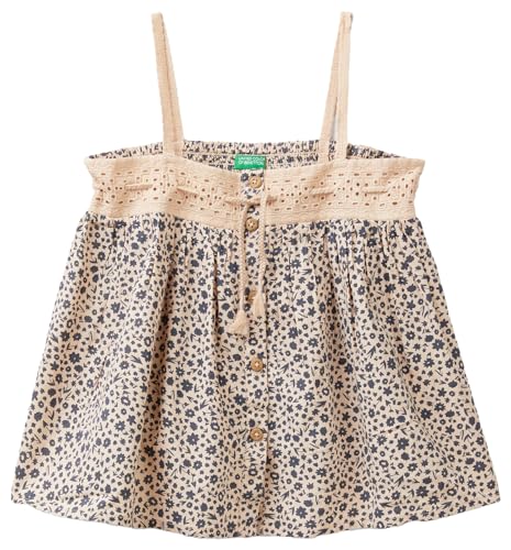United Colors of Benetton Mädchen Top 5hmhch006 Hemd, Mehrfarbig, 122 cm von United Colors of Benetton