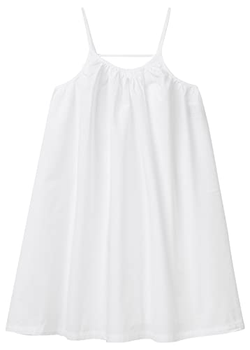 United Colors of Benetton Mädchen Vestito 4EW7CV01D Kleid, Bianco 101, S von United Colors of Benetton