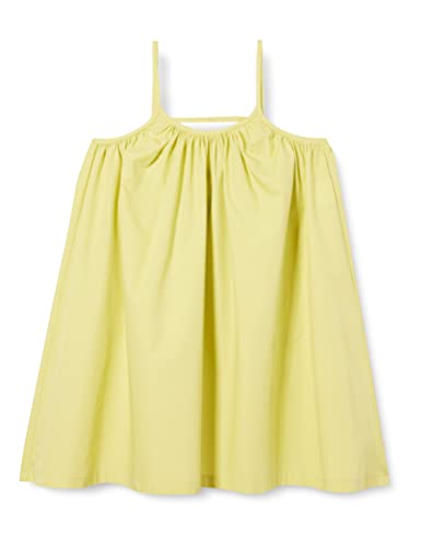 United Colors of Benetton Mädchen Vestito 4EW7CV01D Kleid, Giallo Lime 35L, S von United Colors of Benetton