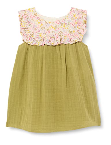 United Colors of Benetton Mädchen Vestito 4HEBGV006 Kleid, Verde 0G8, 90 von United Colors of Benetton