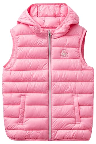 United Colors of Benetton Mädchen Weste 21incj008 Jacke, Rosa 85E, 3XL von United Colors of Benetton