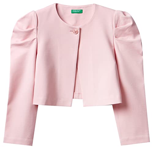 United Colors of Benetton Mädchen und Jungen 27ckcw006 Jacke, Hellrosa 3 V5, M von United Colors of Benetton