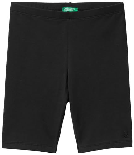 United Colors of Benetton Mädchen und Jungen Bermuda 3MT1C901d Shorts, Schwarz 100, 130 cm von United Colors of Benetton