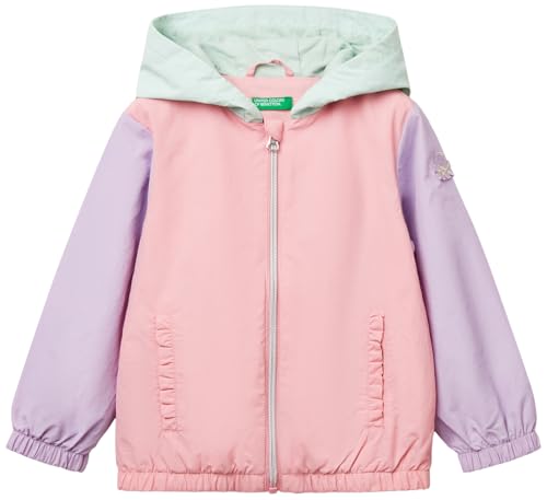 United Colors of Benetton Mädchen und Jungen Giubbino 2igggn03l Jacke, Mehrfarbig, 4 Jahre von United Colors of Benetton