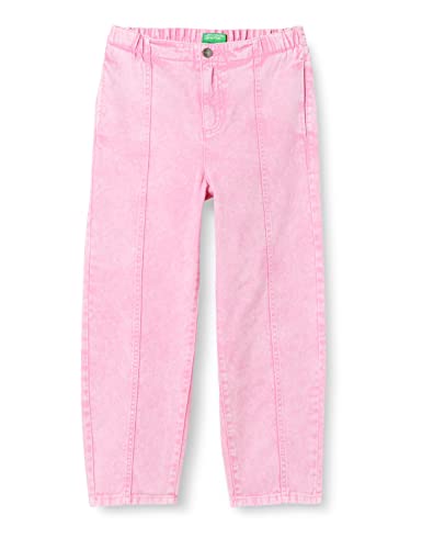 United Colors of Benetton Mädchen und Jungen Hose 4i8bce01g Jeans, Rosa 65f, 122 EU von United Colors of Benetton