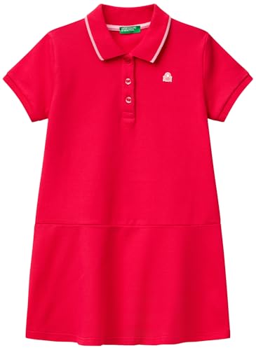 United Colors of Benetton Mädchen und Jungen Vestito 3f9hgv00z Kleid, Rosa, 5 Jahre von United Colors of Benetton
