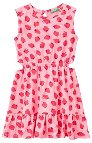 United Colors of Benetton Mädchen und Mädchen 3m39CV00R Kleid, Mehrfarbig, 122 cm von United Colors of Benetton