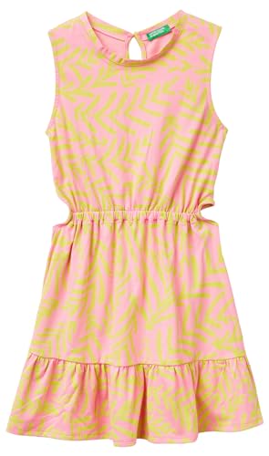 United Colors of Benetton Mädchen und Mädchen 3m39CV00R Kleid, Mehrfarbig, 170 cm von United Colors of Benetton