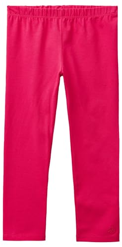 United Colors of Benetton Mädchen und Mädchen 3mt1gf01l Leggings, Rot Magenta 34l, 116, XS von United Colors of Benetton