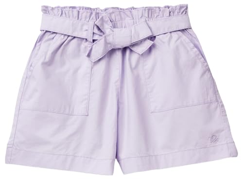 United Colors of Benetton Mädchen und Mädchen Bermuda 4ac7c9032 Shorts, violett, 140 cm von United Colors of Benetton