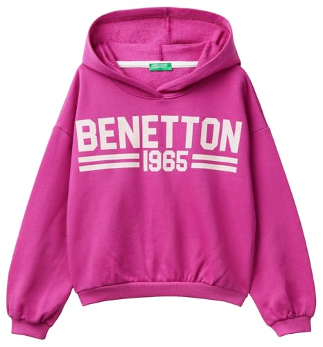 United Colors of Benetton Mädchen und Jungen Maglia C/CAPP. M/L 3j68c203q Kapuzenpullover, violett, 170 cm von United Colors of Benetton