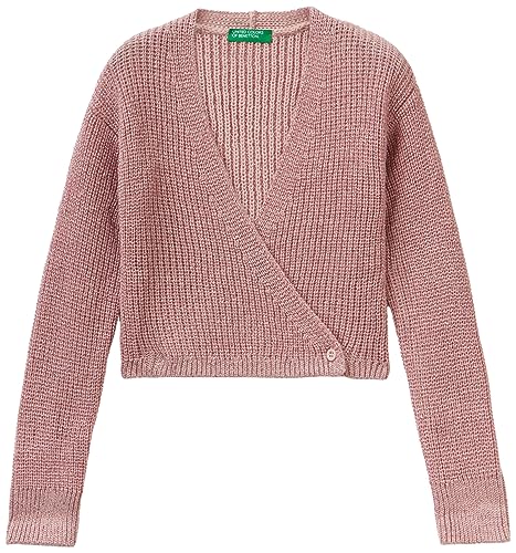 United Colors of Benetton Mädchen und Mädchen Cardigan M/L 1170q600m Strickjacke, Lilla 24d, 170 cm von United Colors of Benetton