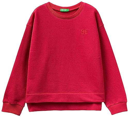 United Colors of Benetton Mädchen und Mädchen Masche G/C M/L 3J68c10e1 Sweatshirt, Rosso Magenta 2e8, 140 cm von United Colors of Benetton