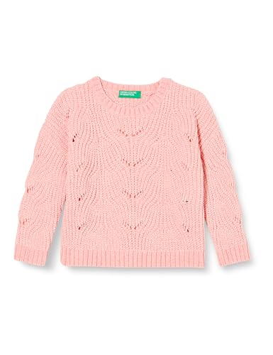 United Colors of Benetton Mädchen und Mädchen Maschenweite G/C M/L 16clg100g Pullover, Rosa 03z, 82 von United Colors of Benetton