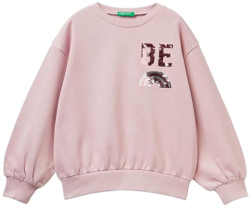 United Colors of Benetton Mädchen und Mädchen Maschenweite G/C M/L 3J68C10E6 Sweatshirt, Lilla 24d, S von United Colors of Benetton